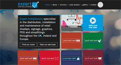 Desktop Screenshot of expertinstallations.co.uk